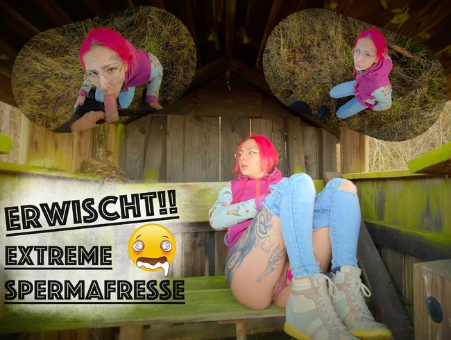 Erwischt!! Extreme Spermafresse