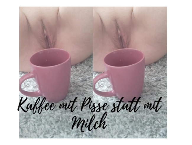 Kaffee mit Pisse statt mit Milch