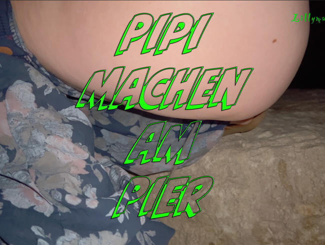 Pipi machen am Pier