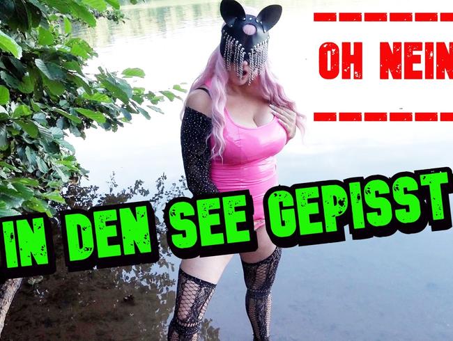 Ups. - In den See gepisst