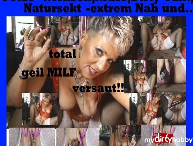 Milf untervögelt! Fotze #masturbieren-Fotzentalk &mega gold Shower,,