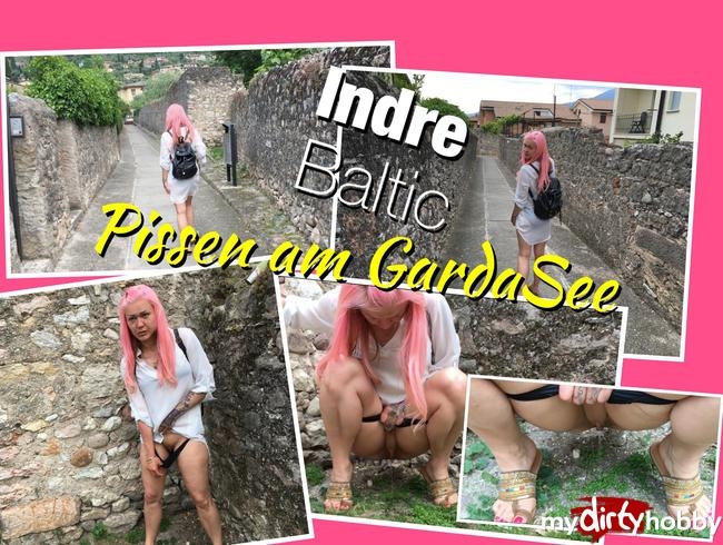 Geiler PUBLIC PISS am GardaSee (Italien Urlaub)