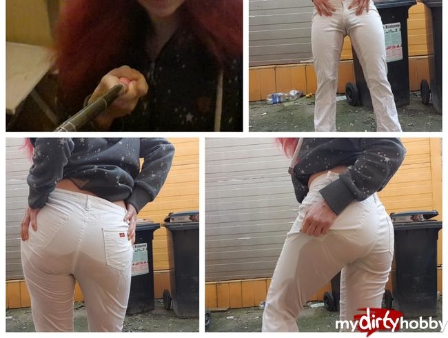 white jeans piss part 4