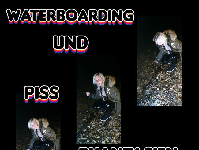 Waterboarding und Piss Phantasien am See