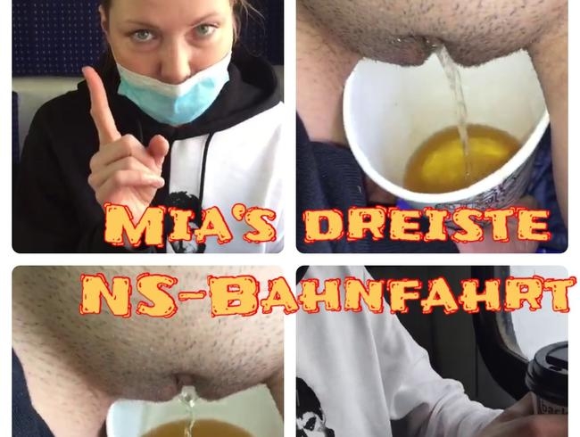 Mia´s dreiste Bahnfahrt! Sekt inklusive