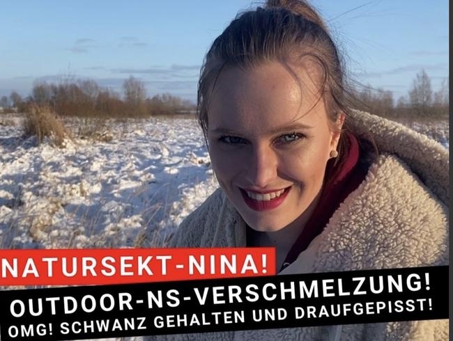 NATURSEKT-NINA! SCHWANZ GEHALTEN UND DRAUFGEPISST!